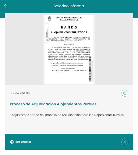 Salorino Informa Screen 3