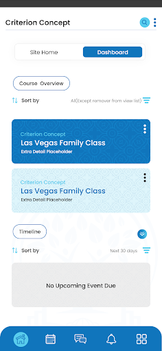 Criterion Concepts LMS Screen 2