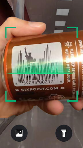 Screenshot of QR & Barcode Scanner