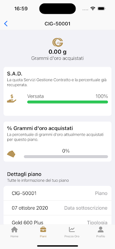 Careisgold Clienti Screen 3