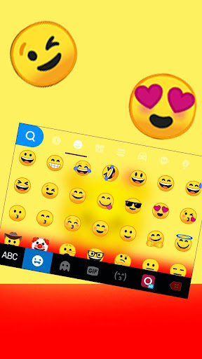 Yellow Bear Keyboard Theme Screen 3