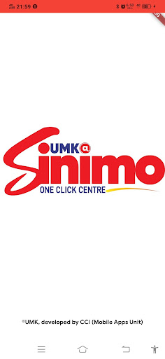 Android application Sinimo@UMK screenshort