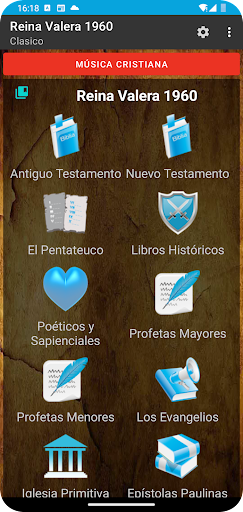 Android application Santa Biblia Reina Valera 1960 screenshort