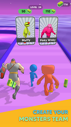 Monster Draft : Merge Runner - Screenshot 1