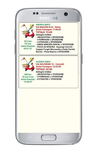 Android application PIZZA EAT Consegna screenshort