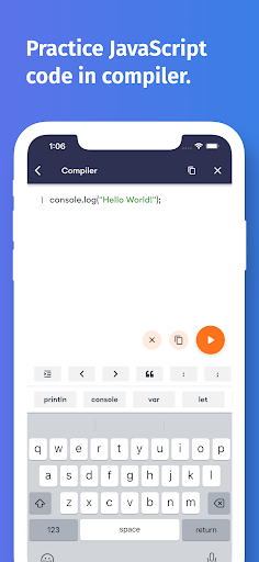 Screenshot of Learn JavaScript: Learn & Code