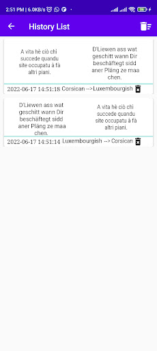 Corsican Luxembourgish Trans