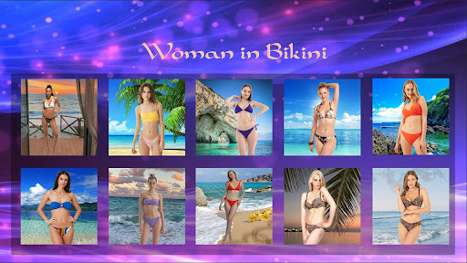 Android application Woman in Bikini screenshort