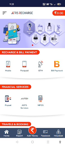 Android application ATRS Recharge Service screenshort