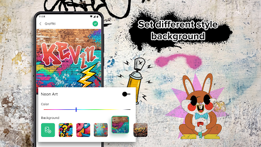 Screenshot of Graffiti Name Logo Maker