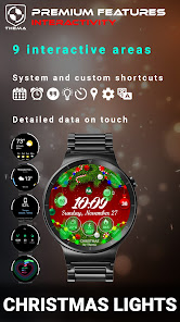 Captura 3 Christmas Lights Watch Face android