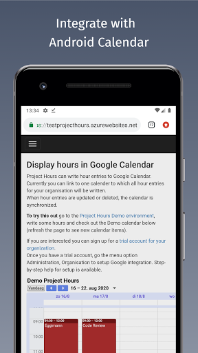 Project Hours Time Tracking