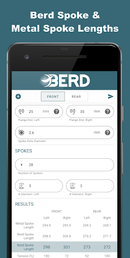Berd Spoke Calculator Screen 2