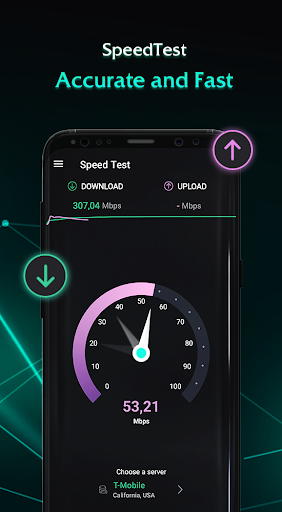 Android application Test your Network speed screenshort