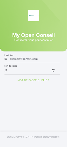 My Open Conseil Screen 2