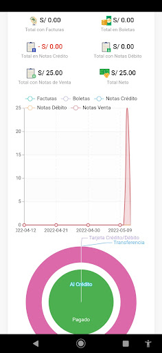 Facturación Jappsis Screen 2