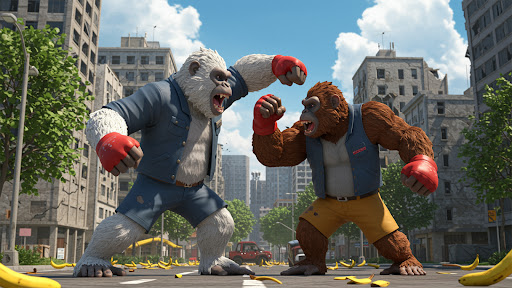 Banana War: Apes Fighting Game 3