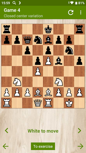 Screenshot of e4 c6 - playing white!