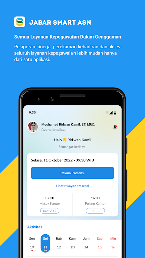 Android application Jabar Smart ASN screenshort