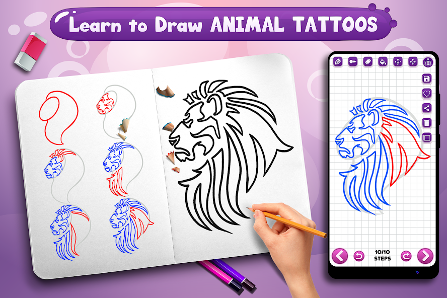 Learn to Draw Animal Tattoos