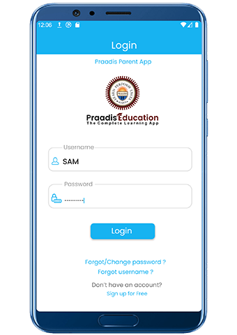 Praadis Parent App Screen 3