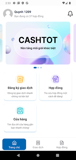 Cashtot Screen 2