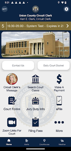 Android application Union County Circuit Clerk IL screenshort