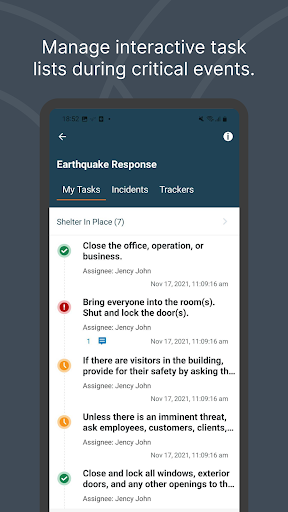 Screenshot of Everbridge