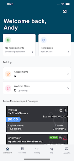 Pulse Pilates & Strength Screen 2