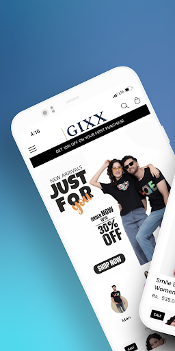 Android application GIXX screenshort