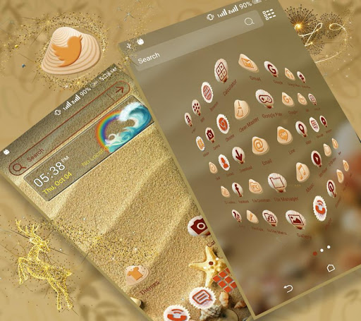 Seashell Launcher Theme Screen 2