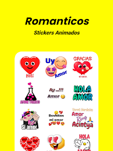 Stickers Romanticos y Frases