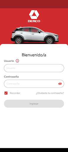 Android application Derco+ screenshort