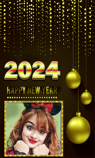 New Year 2024 Photo Frame Screen 3