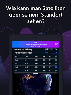 Satellite Tracker by Star Walk स्क्रीनशॉट