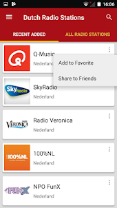 Netherlands Radio Stations