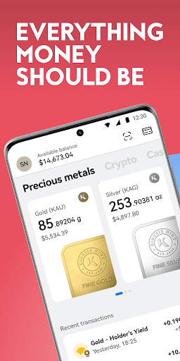 Android application Kinesis - Buy gold and silver screenshort