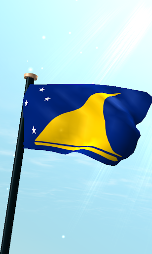 Android application Tokelau Flag 3D Live Wallpaper screenshort