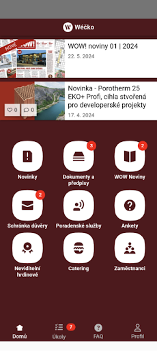 Android application Wéčko Wienerberger screenshort