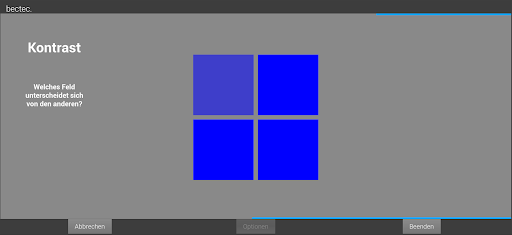 bectec-Sehtest Screen 3