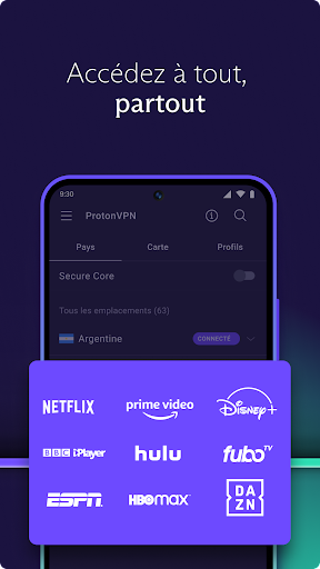 Proton VPN: VPN sécurisé screenshot