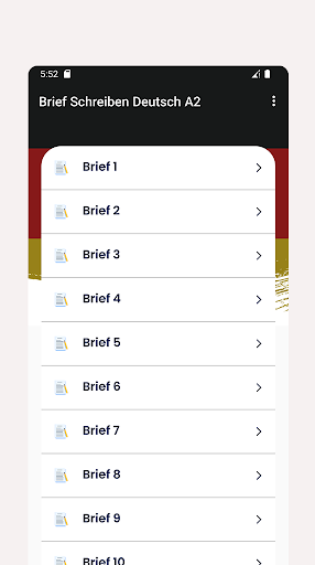 Brief Schreiben Deutsch A2 Screen 2