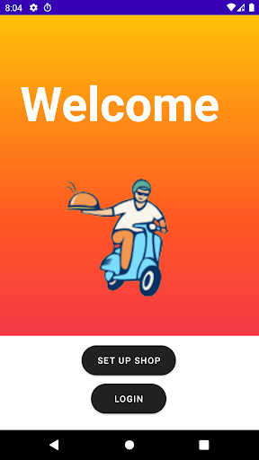 Android application KasiFoodies Partners screenshort