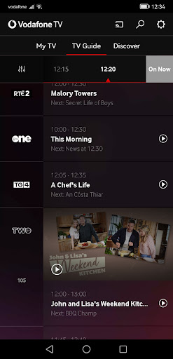 Vodafone TV App (IE) Screen 3