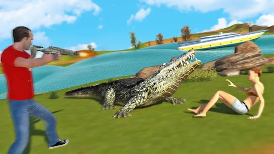 Hungry Crocodile Wild Hunt Sim