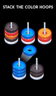 Hoop Stack - Color Sort Puzzle - Screenshot 2
