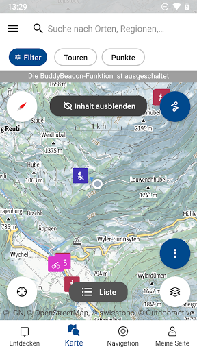 Tourenplaner SCHWEIZ Screen 3