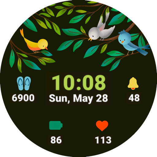 Summer Birds Watch Animated logo