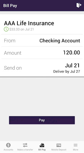 General Electric Credit Union Screen 2