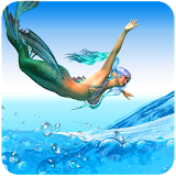 Mermaid Water Swimming Tournament icon